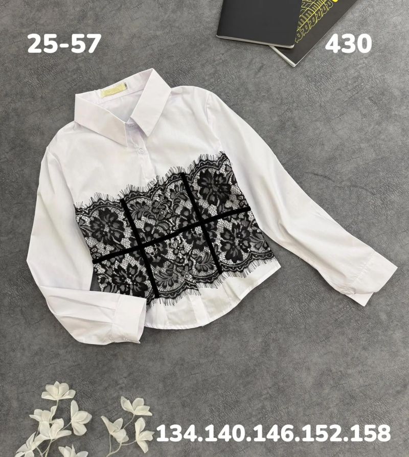 Блузка 430 белый