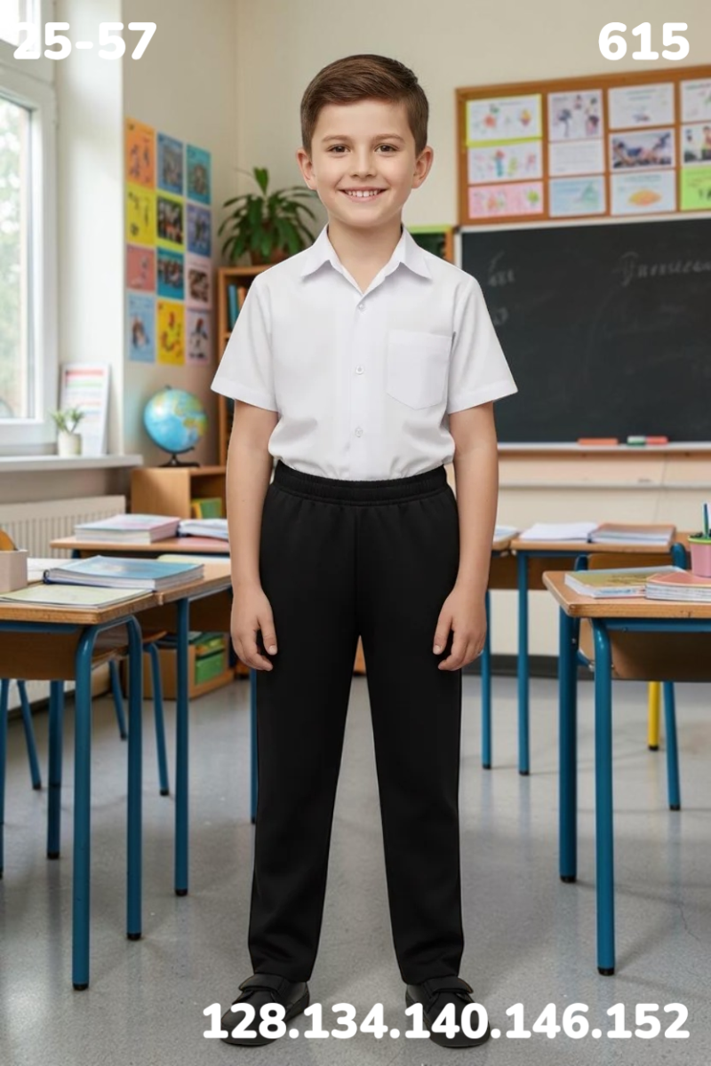 Брюки 615 черный