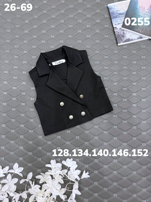 Жилет 0255 чёрный