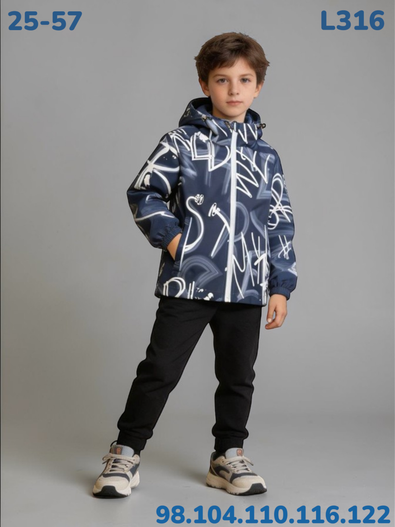 Ветровка L316 серый