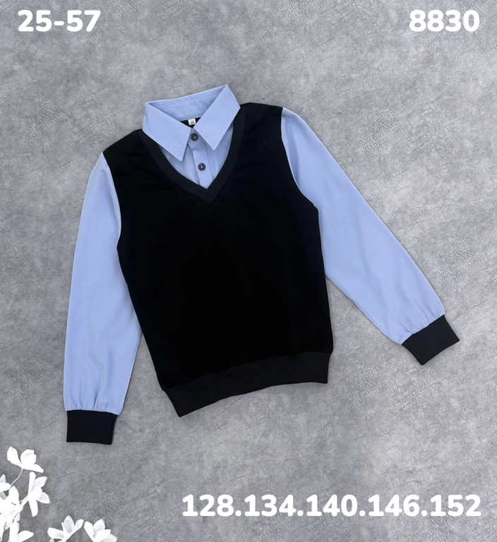 Джемпер 8830 чёрный