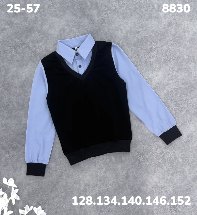 Джемпер 8830 чёрный
